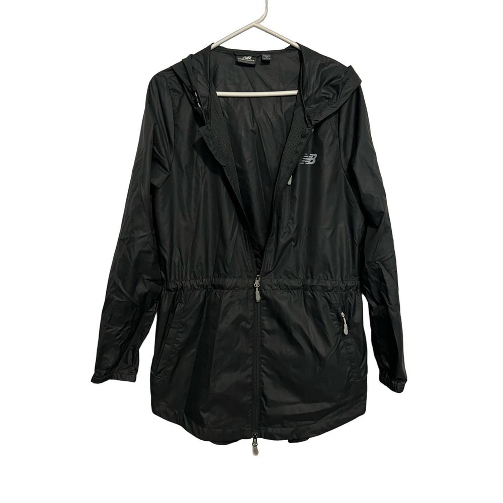 NEW Balance dark gray  hooded woman's jacket S